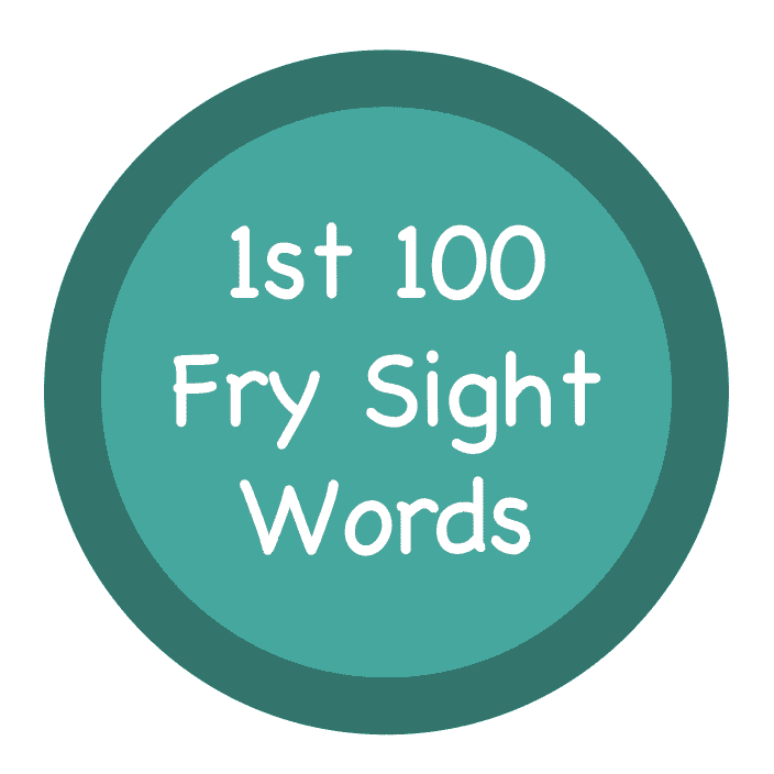 Fry Sight Words – 1st 100