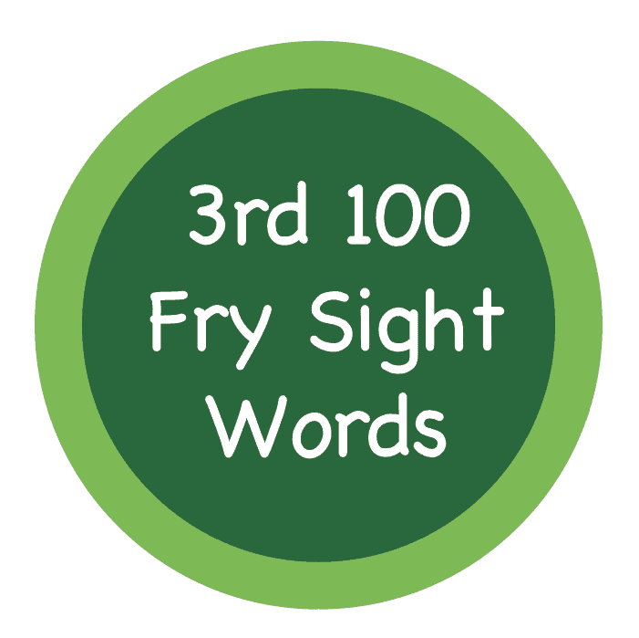 Fry Sight Words – 3rd 100