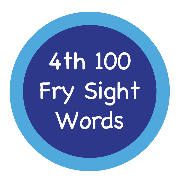 Fry Sight Words – 4th 100